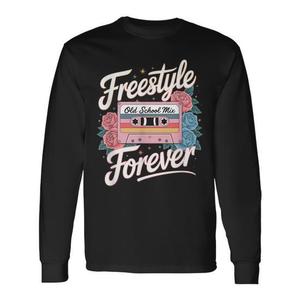Camiseta de Manga Larga Retro Estilo Clásico Freestyle Forever, Promocional, Estilo Retro Mixto - Product Image 1