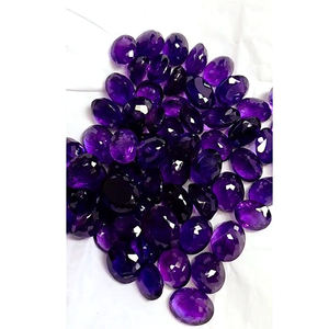 64ชิ้นอเมทิสต์สีม่วงธรรมชาติ12มม. ถึง16มม. พลอยรูปไข่600 CTS ชุด iroc ขายคุณภาพสูง katela อัญมณีหลวมตัด $เรา168 - Product Image 1