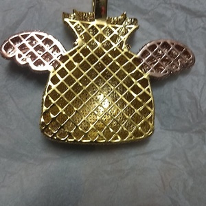 14K White Gold Plated 3.30Ct Real Moissanite Round Cut Money Bag Pendant for Men Hip-Hop Style Princess Cut - Product Image 5