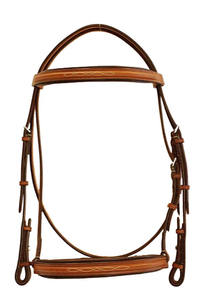 Brida de punto de lujo acolchada elevada con corona acolchada Brida de filete Los mejores proveedores de diseño ajustables puros PACIENTE - Product Image 6