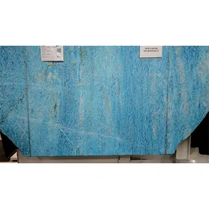 Textura de mármore natural pedra sinterizada, slab aquamarino gemas de cristal de grande tamanho de porcelana de alta qualidade para chão da parede