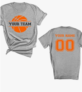 Maillot de basket-ball personnalisé fait à la main, double face, nom personnalisé, numéro, logo de basket-ball, t-shirt de sport personnalisé, ensembles bleu marine, séchage rapide - Product Image 5