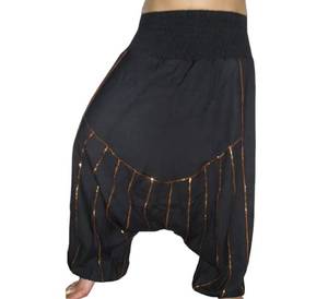 Pantalon sarouel décontracté pour hommes le plus vendu Tissu écologique unique avec motif à paillettes sur le devant Options de taille plus à la mode - Product Image 1