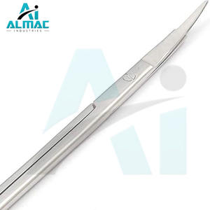 ALMAC Ciseaux à iris en acier avancé de haute qualité Ciseaux de premiers soins manuels Instruments chirurgicaux de base pour usage médical - Product Image 1