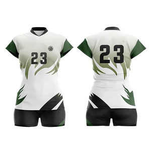 Ropa Deportiva Unisex DE LA Mejor Calidad, Conjunto de Uniforme de Mintonette con Impresión de Sublimación de Nombre y Número Personalizado, Equipo Completo de Voleibol - Product Image 3