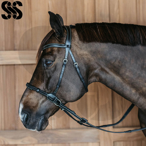 Nueva Llegada: Brida de Cuero Duradera para Caballo con Acolchado Suave y Colores Personalizados - Modelo SHER SONS SPORTS SSS-HB-907 para Entrenamiento y Exhibición - Product Image 6