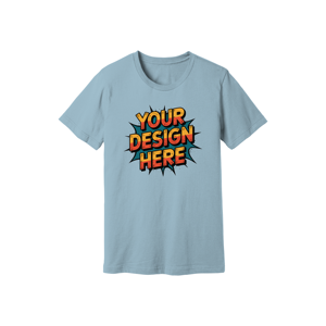 เสื้อยืดคอกลมสำหรับผู้ชายผ้าฝ้าย40% โพลีเอสเตอร์60% พิมพ์ลาย DTG ป้องกันกลิ่นซิลิโคนซอฟท์เนอร์ซักได้แบบกระชับปกติ - Product Image 5