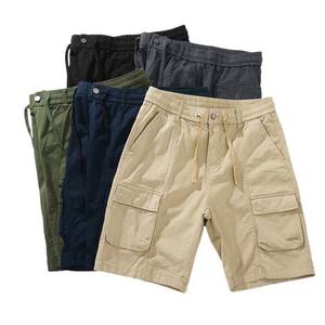 Nuevos pantalones cortos Cargo de cintura elástica de gran venta, pantalones cortos transpirables con cordón para hombre con bolsillos, precio barato, alta calidad - Product Image 2