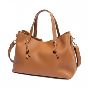 Sac à main fourre-tout en cuir de mouton authentique pour femme avec fermeture à glissière décontractée Produit en cuir de mouton véritable de grande capacité - Product Image 1