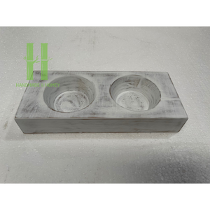 Cuencos de masa de madera ecológicos hechos a mano-Regalo de negocios de Estilo Vintage Embalaje OEM personalizado - Product Image 2