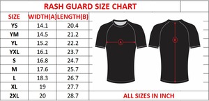T-shirt de compression personnalisé, impression par sublimation numérique, manches longues, rashguard pour garçons, filles et adultes, écologique, antibactérien, UPF50 - Product Image 6