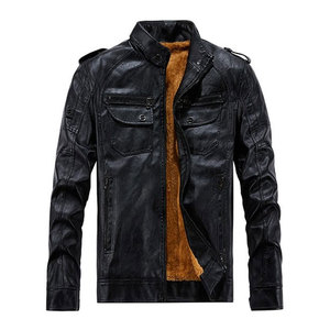 Chaqueta de cuero de diseño personalizado, chaqueta de cuero de color sólido para hombre, ropa de calle, chaqueta de cuero transpirable para hombre de STYLO INTERNATIONAL - Product Image 1