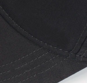 Gorra de Béisbol con Logotipo Estampado 100% Algodón, Gorra Deportiva Negra de 6 Paneles con Logotipo Bordado, Gorras Personalizadas - Product Image 5