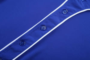 Uniformes de baseball personnalisés pour hommes et adultes, maillots d'équipe respirants à séchage rapide avec nom et numéro, col en V, impression numérique - Product Image 4