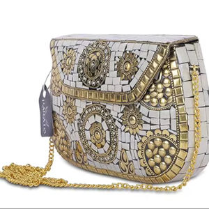 Angel-Themed Resin Clutch Purse Antique Style for Wedding Decoration & Gift - Product Image 1