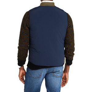 Chaleco Acolchado Reversible de Alta Calidad, Antimanchas, 100% Poliéster, con Logotipo Personalizado, Grueso, para Hombre, Informal, para Viajes - Product Image 3