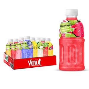 Nata De Coco Uva roja 320ml 10,8 floz Bebida Cojo 12 latas de cartón lata Sin azúcar añadido Vitamina C OEM ODM Etiqueta privada - Product Image 1