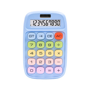 <span class=keywords><strong>Calculadora</strong></span> de Escritorio para Estudiantes de 10 Dígitos, Estilo Moderno y Antiguo, Doble Alimentación (Solar y Batería), Cuarzo Digital Analógico 2810C, Venta al Por Mayor - Product Image 1