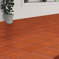 Carrelage en argile naturelle-Carrelage rouge-Carrelage de carrière rouge Céramique pour l'extérieur Absorption d'humidité et d'eau