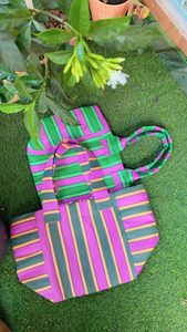 ถุงช้อปปิ้งทำจากพลาสติกโพลีโพรพิลีนรีไซเคิลแบบยั่งยืนเป็นมิตรกับสิ่งแวดล้อมทำจากอินเดียจำนวนมากรีไซเคิล - Product Image 2