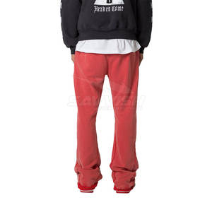 Pantalones Deportivos Acampanados de Felpa de Algodón con Logotipo Personalizado, Diseño Moderno, Venta en Línea - Product Image 4