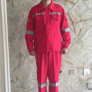 Wholesale Fire Resistant Workwear <b>Safety</b> <b>Clothing</b> Flame Retardant <b>Reflective</b> Hi Vis Long Sleeve Work Wear Fr Coverall - Product Image 5