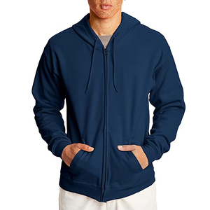 Meilleur sweat-shirt d'hiver pour hommes à la mode Vêtements tricotés à capuche confortables avec fermeture éclair Motif solide Nouvelle arrivée Hoodie - Product Image 4