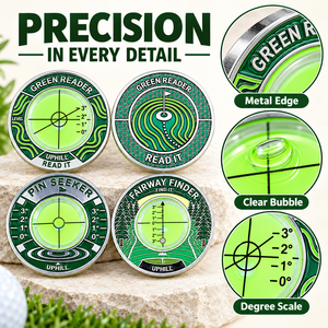 Niveau à bulle de golf personnalisé avec logo, aide au putting portable, conception double face pour clubs de golf, tournois et magasins professionnels - Product Image 4