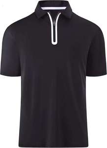 Camisa para hombre-Polo informal de manga corta para hombre que absorbe la humedad - Product Image 3