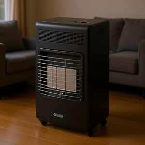 Calentador de Gas STOVY Infra Turbo Thermo Black 99384, 120m, 4.2kW, Diseño Elegante en Negro Infrarrojo - Product Image 3