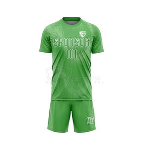Uniforme de football respirant à manches courtes de qualité supérieure, personnalisé pour adultes unisexes, avec couleurs et design sur mesure - Product Image 1
