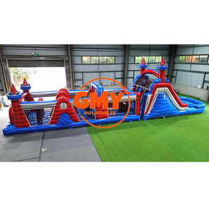 Precio de fábrica Bounce House Low Moq Carrera de obstáculos inflable Comercial Grande para niños y adultos - Product Image 2