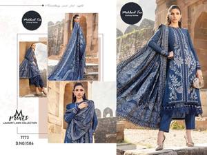 ชุดสلوارกะมีซผ้าฝ้ายสไตล์โมเดิร์นทันสมัยจากปากีสถาน ผ้าชีฟอง ผ้าคลุมไหล่ แห้งเร็ว มีสินค้าพร้อมส่ง ขายส่ง ราคาถูก เหมาะสำหรับงานปาร์ตี้ ฤดูร้อน ฤดูหนาว - Product Image 4