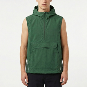 Premium Sustainable Windbreaker Vest for Men Best Selling Men Windbreaker Vest Custom Made Design Casual Sports Camping <b>Cycling</b> - Product Image 1
