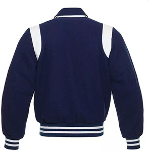 Nouvelles vestes d'hiver élégantes, veste universitaire OEM personnalisée pour hommes, fabricant, top tendance, vente en gros de vestes en laine pour hommes - Product Image 4