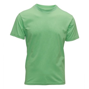 T-shirt 100% coton avec logo personnalisé en gros pour hommes T-shirt unisexe vierge pour hommes T-shirts unis avec logo imprimé - Product Image 6