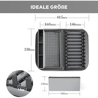 Égouttoir à vaisselle pliable à séchage rapide GranFore, tapis en plastique PP, design minimaliste, drainage efficace pour la cuisine, ovale moderne, Italie