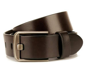 Cinturón de Vestir de Lujo Vintage para Hombre TEXLERA, Cuero Vacuno de Primera Calidad, Hebilla de Aleación Elegante, Diseño Floral, Duradero, Complementa los Jeans - Product Image 1