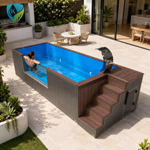 <span class=keywords><strong>Piscine</strong></span> hors sol en PRV personnalisable pour la maison, fournisseur de piscines en fibre de verre de grande taille <span class=keywords><strong>avec</strong></span> fenêtre, <span class=keywords><strong>piscine</strong></span> conteneurisée de 20 pieds <span class=keywords><strong>et</strong></span> 40 pieds pour habitation - Product Image 4