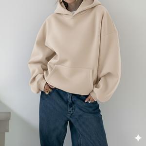 Sudadera de Algodón de Alta Calidad para Otoño e Invierno, Sudadera con Capucha para Mujer, Personalizable con Logotipo Bordado - Product Image 2