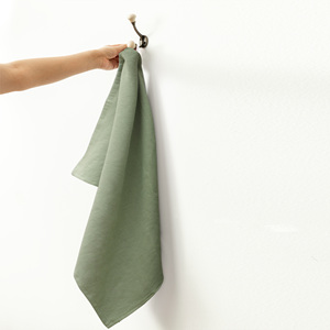 Ensemble de serviettes éponge unilatérales 100% coton plat en bambou tissé à carreaux conçu sur mesure pour un usage commercial domestique pour les serviettes de cuisine - Product Image 5