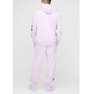 Ensemble survêtement vintage pour homme avec sweat à capuche à fermeture éclair intégrale et pantalon de survêtement imprimé personnalisé - Product Image 3