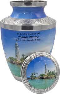 โกศเพลิงศพมนุษย์ไฟโคมพร้อมถุงกํามะหยี่และการปรับแต่งส่วนบุคคล - หลายขนาด (ส่วนบุคคลขนาดใหญ่) - Product Image 5