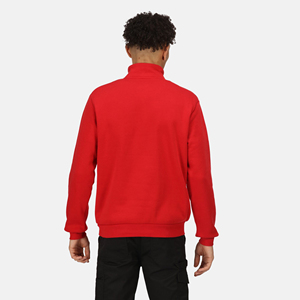 Sweat-shirt décontracté à motif solide pour hommes 67% coton 33% polaire impression numérique teint uni pour la saison d'hiver en gros - Product Image 3