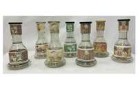 Vases et bases de chicha de luxe Farida en verre égyptien laqué laiton, imprimés sur mesure, remplis d'eau, pour promotion touristique et fumer la chicha