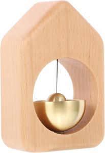 Nouveau design carillon éolien dopamine en bois décoration de la maison japonaise aimant en bois sonnette sonnette en bois de l'Inde