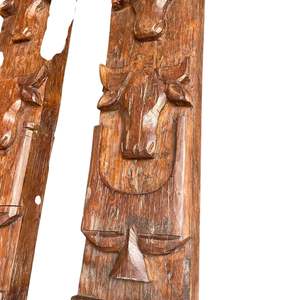 Panel Decorativo Étnico de Madera Naga para Pared - Product Image 4