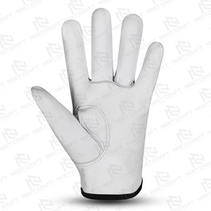 ถุงมือทำงานหนังสีทึบถุงมือนิรภัยสำหรับทำงาน - Product Image 3