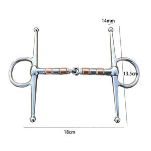 Bocado de Acero Inoxidable para Caballo de Equitación, Bocado de Boca Ancha Cómodo para Carreras - Product Image 2