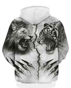 Sweat à capuche pour homme de qualité supérieure, ultra confortable et douillet, 100% coton, uni, teint et brodé avec impression numérique pour l'hiver - Product Image 2